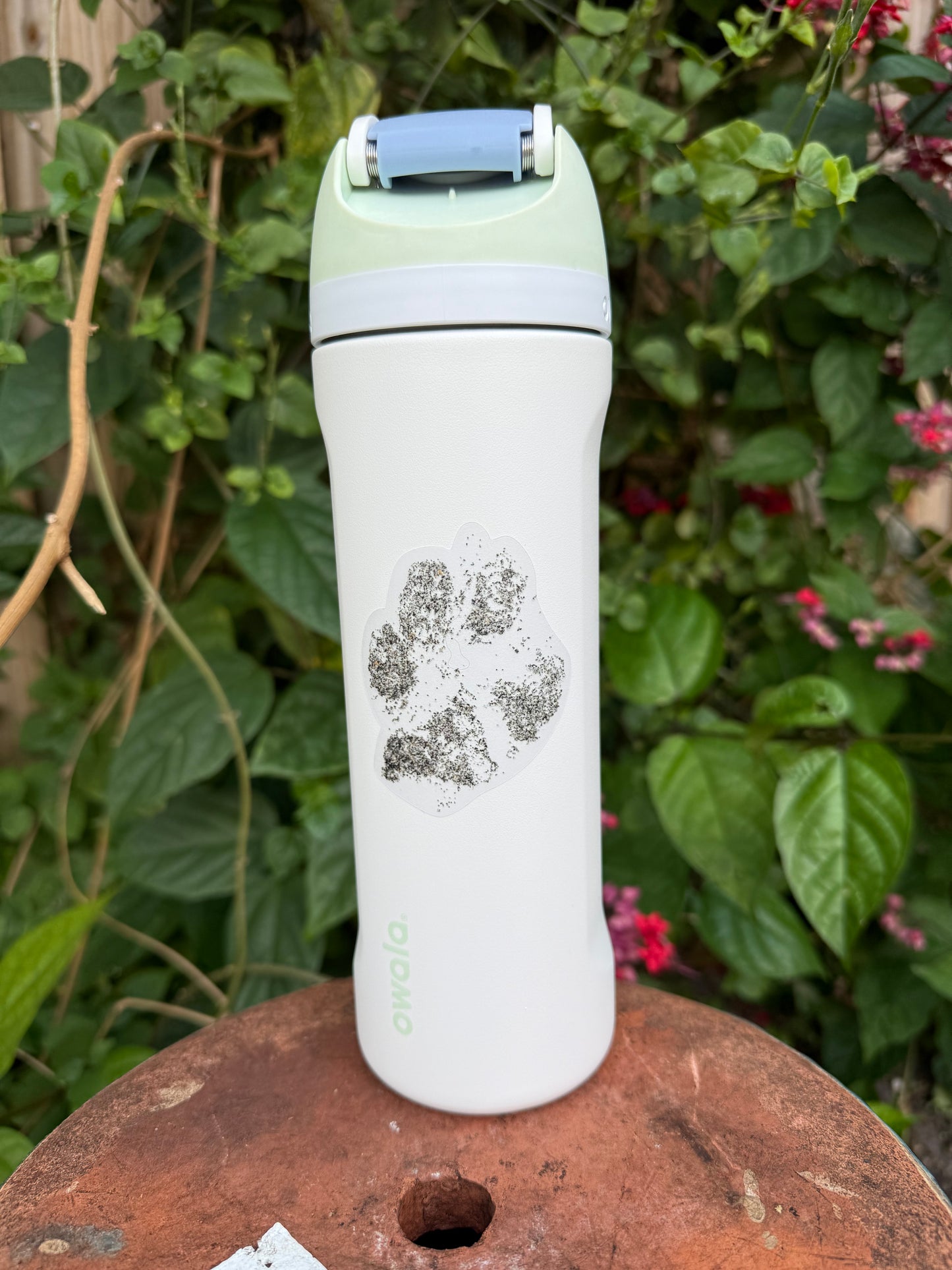 Grounded by Love – Dog Sandy Paw print