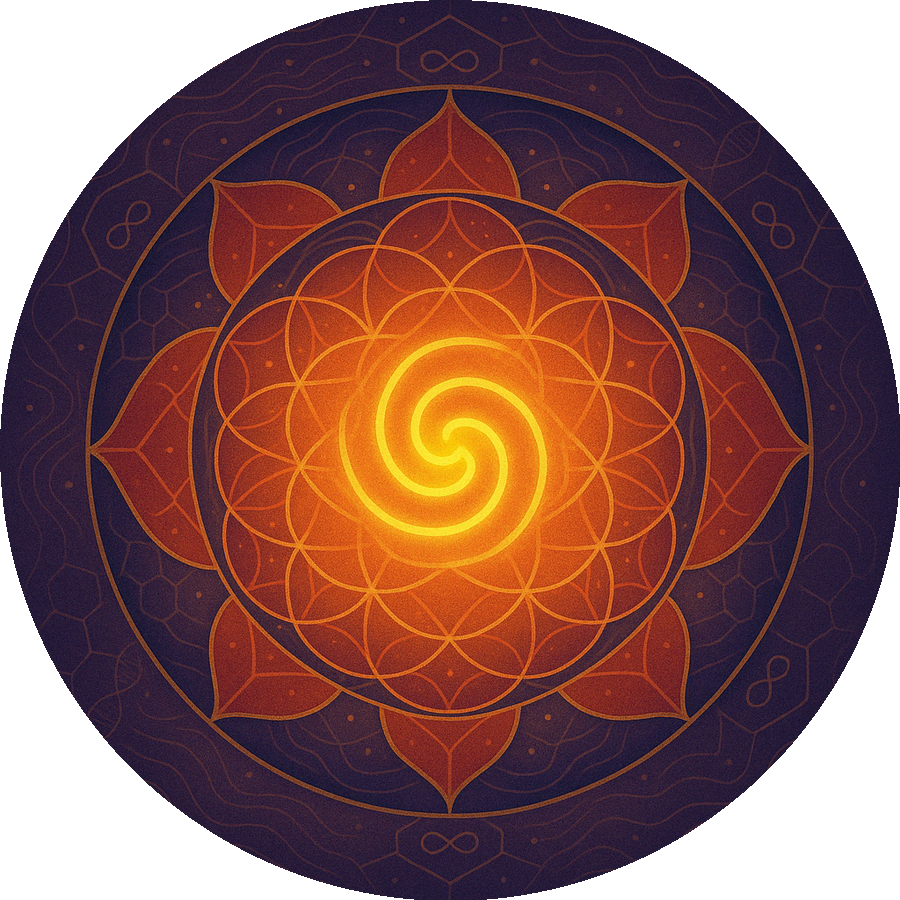 Healthy Mitochondria Mandala Sticker 2"x 2"