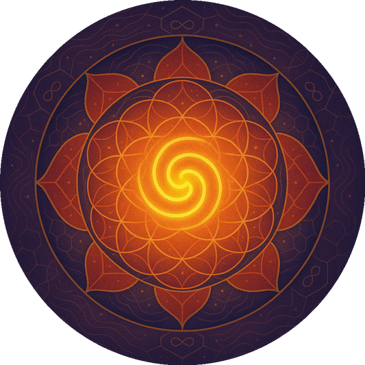 Healthy Mitochondria Mandala Sticker 2"x 2"